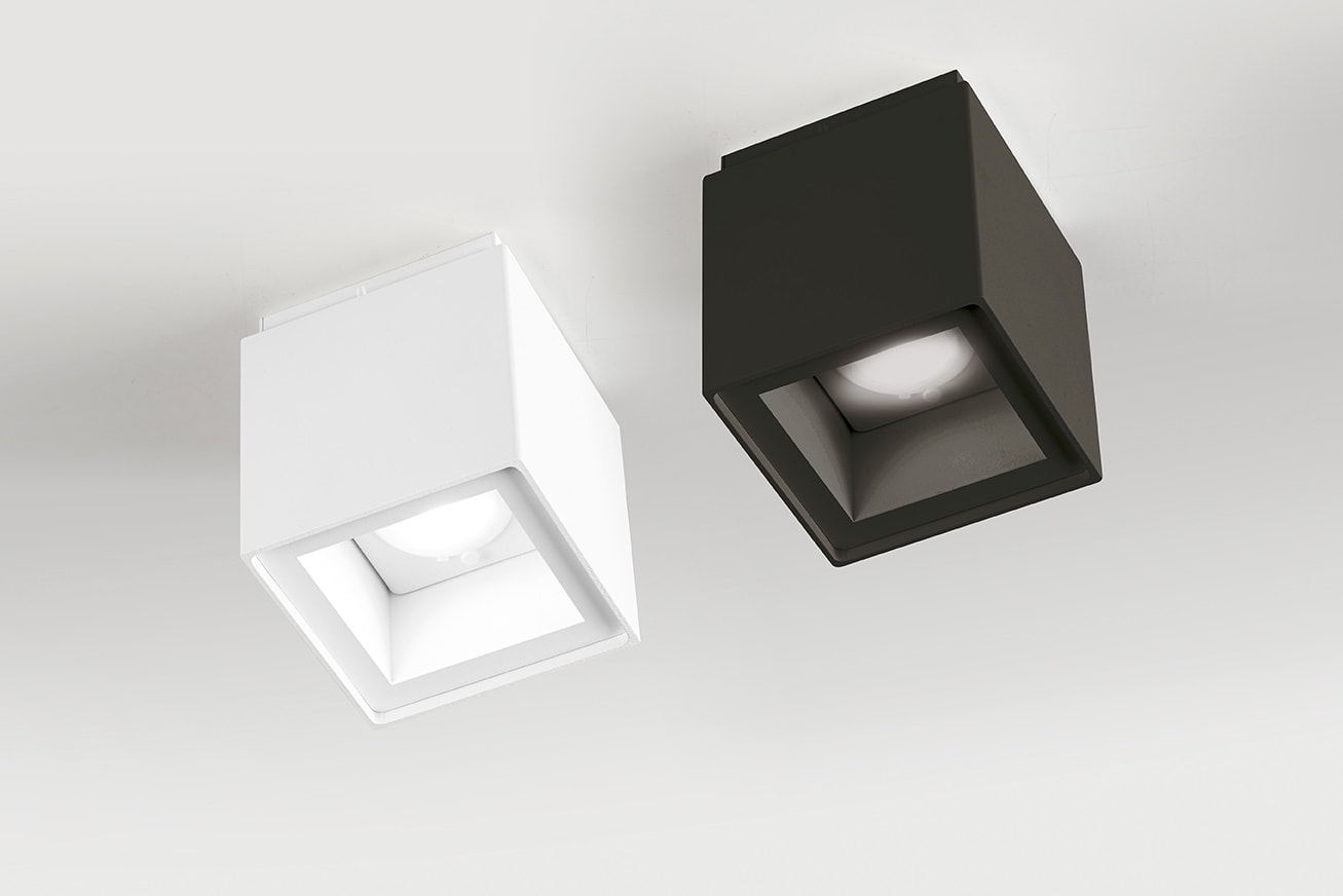 EGOLUCE - ALEA PLAFONE LED 4000K NERO