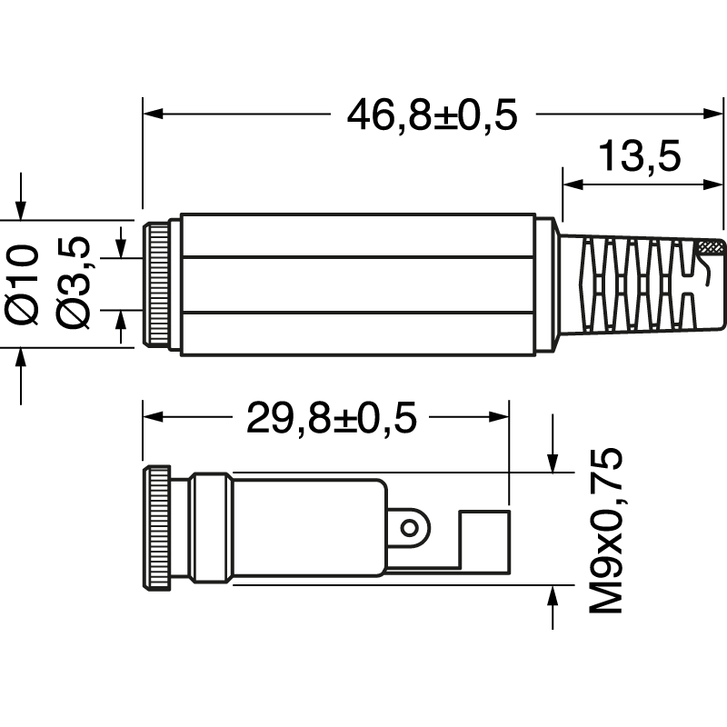ELCART DISTRIBUTION - PRESA VOLANTE 3,5 STEREO PROFES