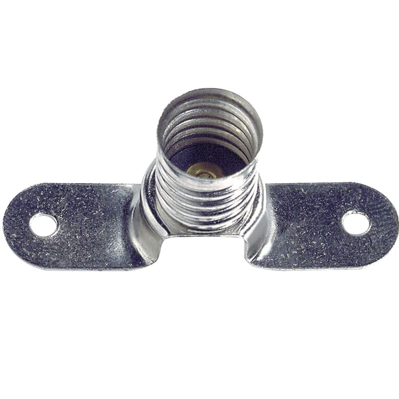 ELCART DISTRIBUTION - PORTALAMPADE ATTACCO E10 OTTONE