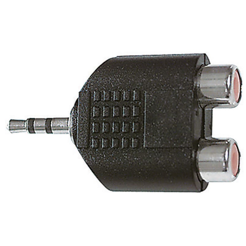 ELCART DISTRIBUTION - ADATT. SP.3,5 STEREO -2 PRESE RCA