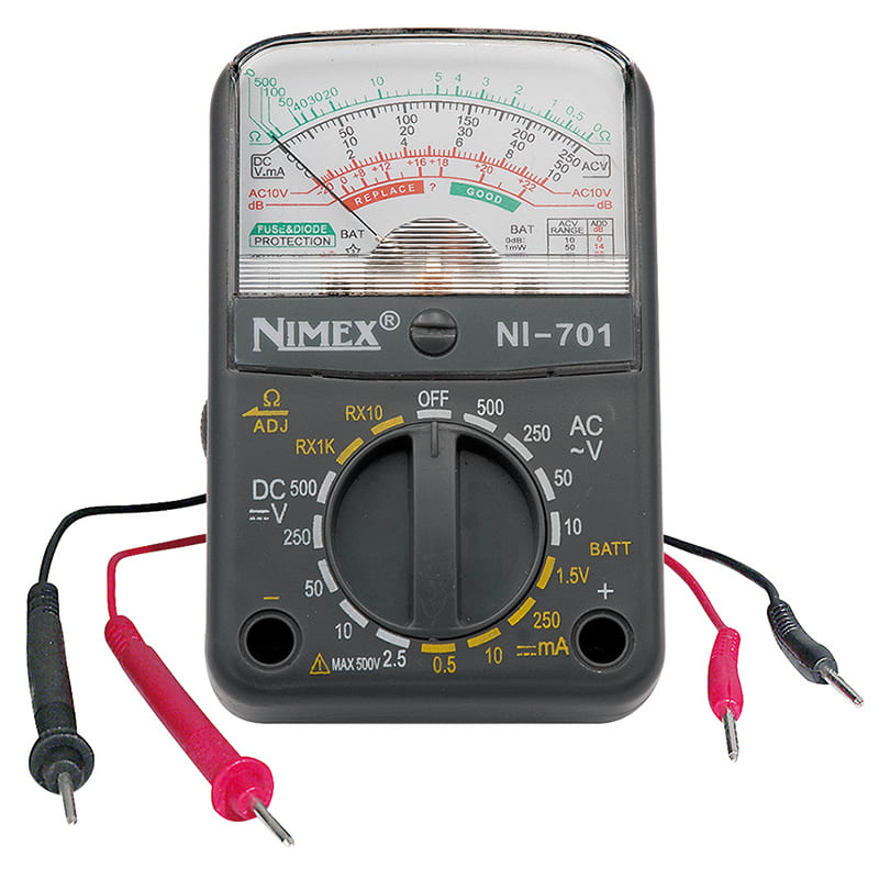ELCART DISTRIBUTION - TESTER ANALOG. POCKET 500V NI701