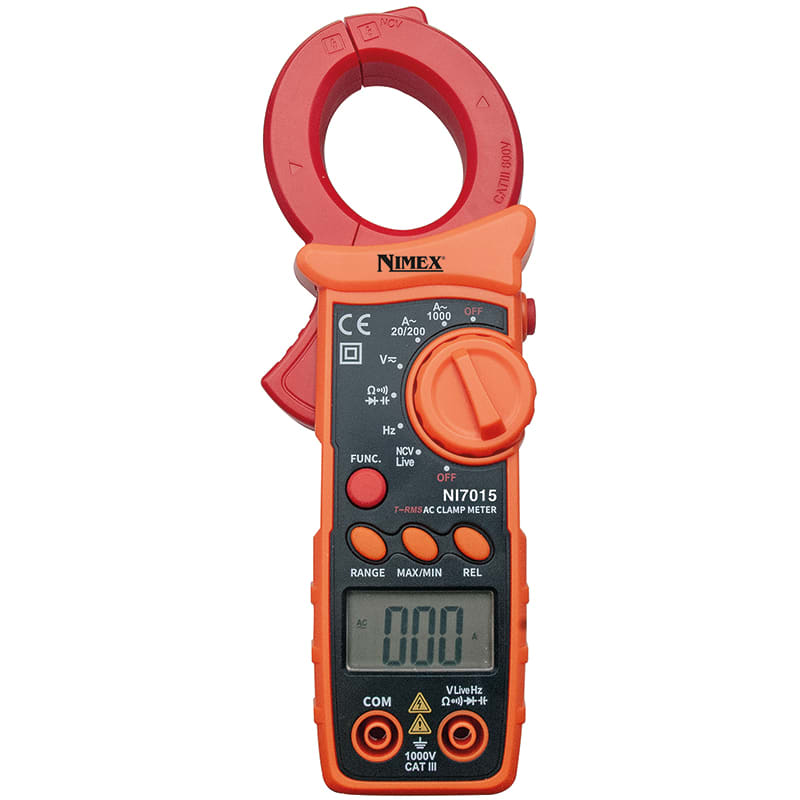 ELCART DISTRIBUTION - PINZA AMP.AUTORANGE DIGIT.NI7015