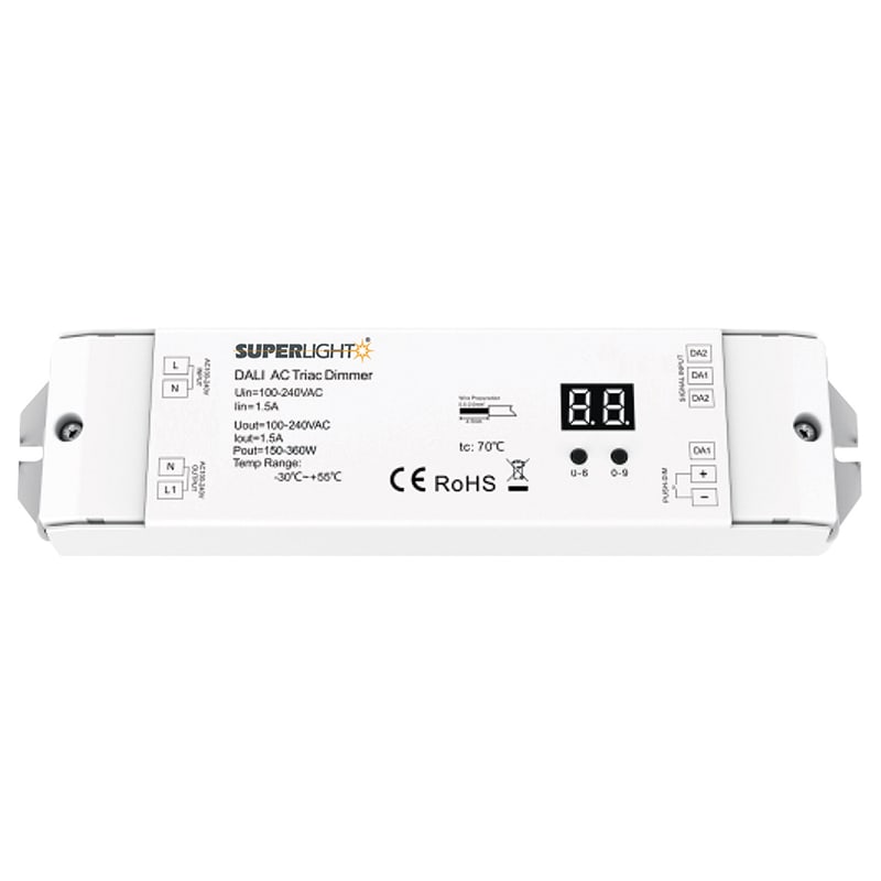 ELCART DISTRIBUTION - DIMMER DALI STRISCIA 220V 1X2A