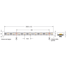 ELCART DISTRIBUTION - STRISCIA LED 19,2W/M RGBBF24VIP65