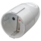 ELCART DISTRIBUTION - PRESA VOLANTE SCHUKO 16A BIANCA