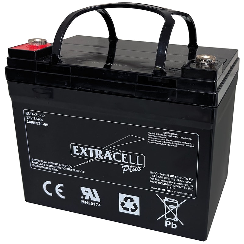 ELCART DISTRIBUTION - BATTERIA RIC.PIOMBO 12V 35 AH