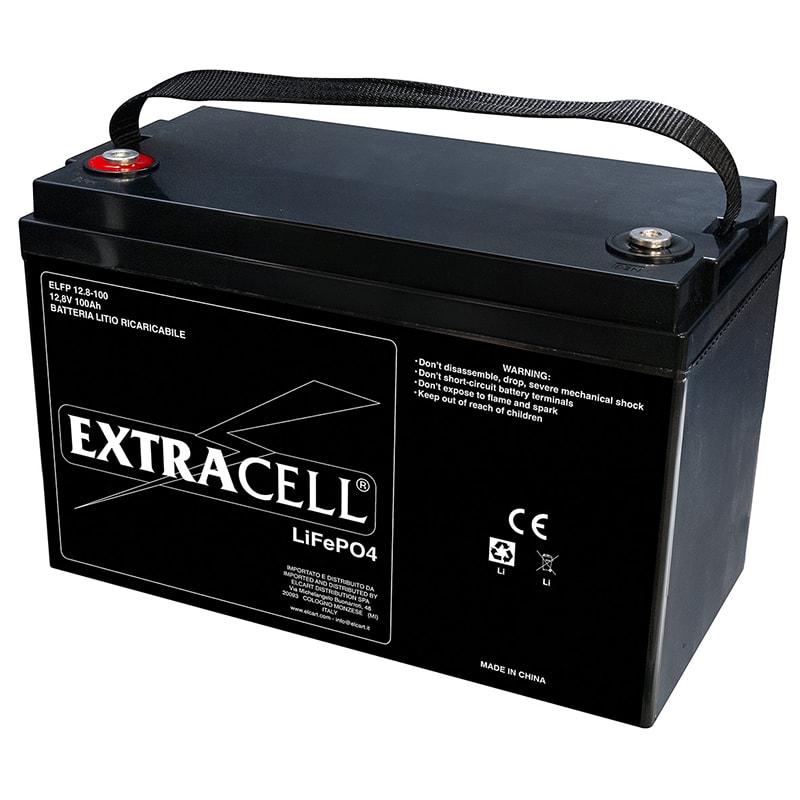 ELCART DISTRIBUTION - BAT.EXTRACELL LIFEPO4 12.8V 100AH