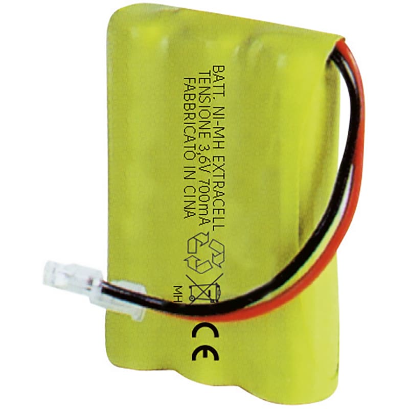 ELCART DISTRIBUTION - PACCO BATT.NI-MH 3,6V 800MA X TEL