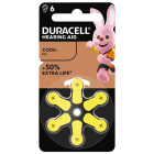 DURACELL - DUDU78R1 6PZ BATT.ZINCO-ARIA 1,4V DA 10