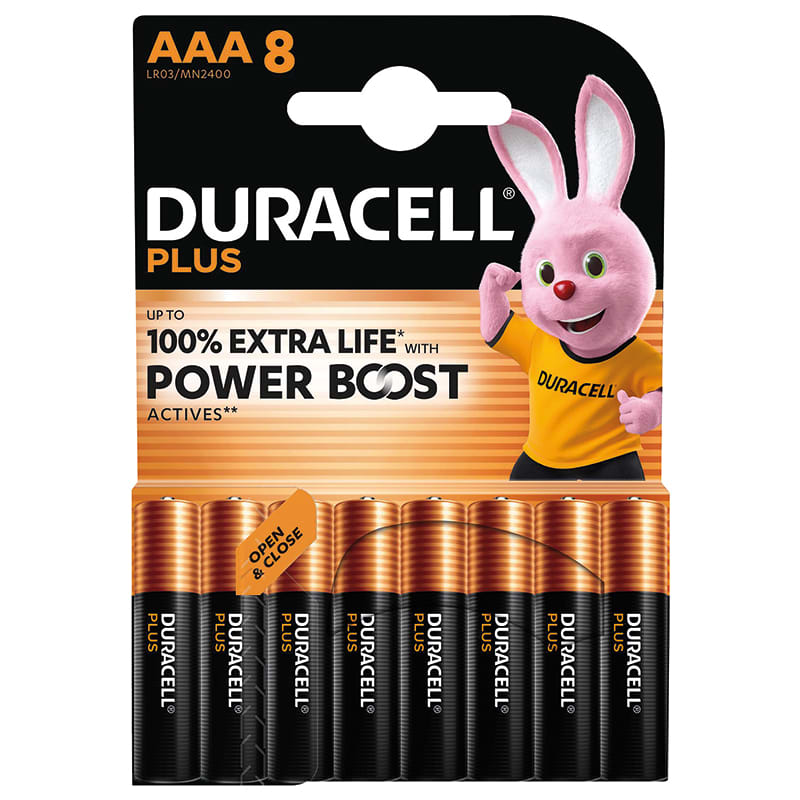 DURACELL - 8 PZ PILE AAA PW BOOST   DURACELL
