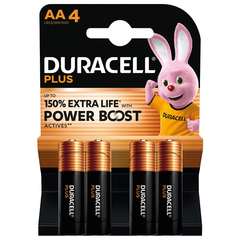 DURACELL - DUDU0103 4PZ PILE AA 1,5V DURACELL