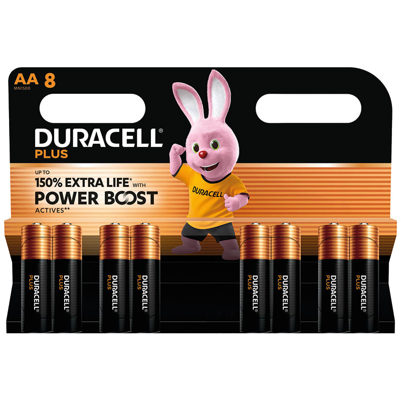 DURACELL - 8 PZ PILE AA POWER BOOST DURACELL