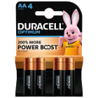 DURACELL - 4 PZ PILE  AA DURACELL OPTIMUM