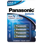 ELCART DISTRIBUTION - PILA AAA EVOLTA PANASONIC BL.4