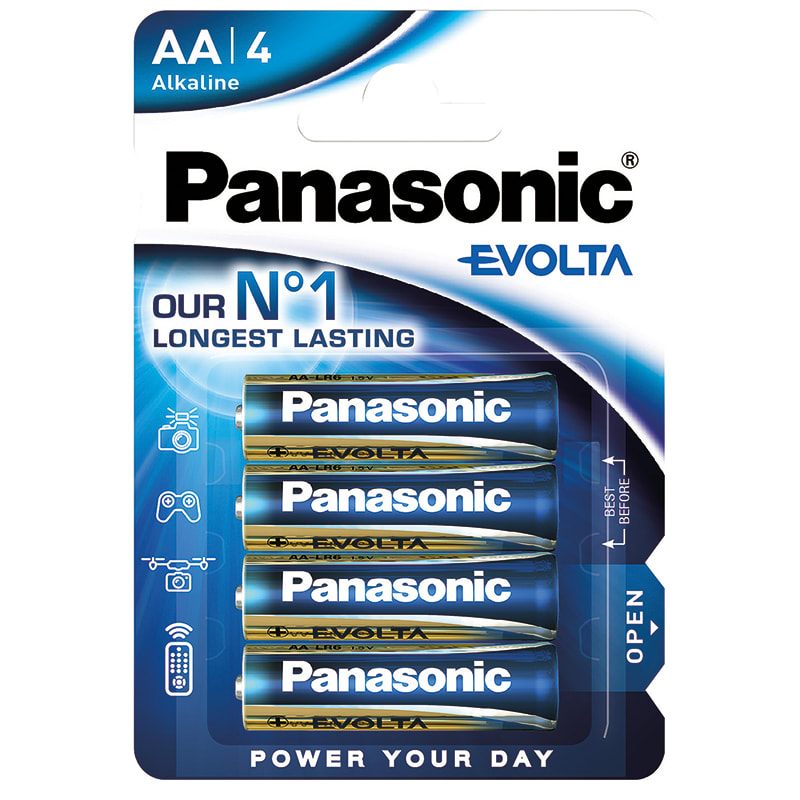 ELCART DISTRIBUTION - PILA AA EVOLTA PANASONIC BL.4