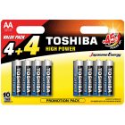 ELCART DISTRIBUTION - PILA AA HIGH POWER TOSHIBA BL.4+4