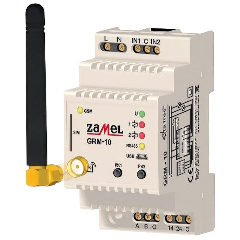 ELCART DISTRIBUTION - GSM MODUL.2OUT+2IN RS485 P.RXM-01