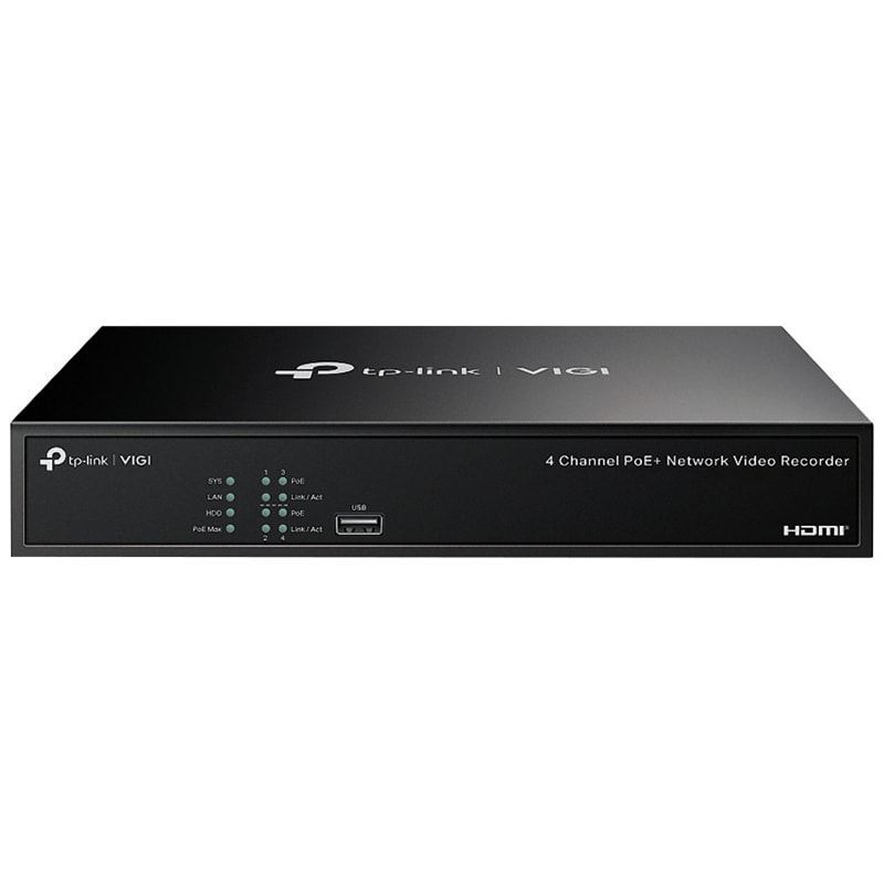 TP-LINK - VIGI NVR1004H-4P CON 4PPOE 10/100