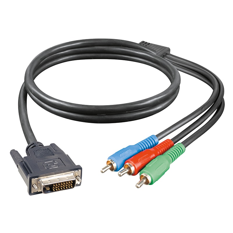 ELCART DISTRIBUTION - CAVO DVI-A M. / 3RCA M. 2MT