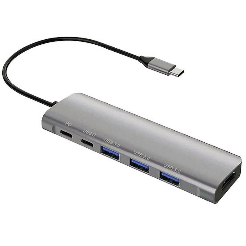 ELCART DISTRIBUTION - HUB USB-C 6 IN 1
