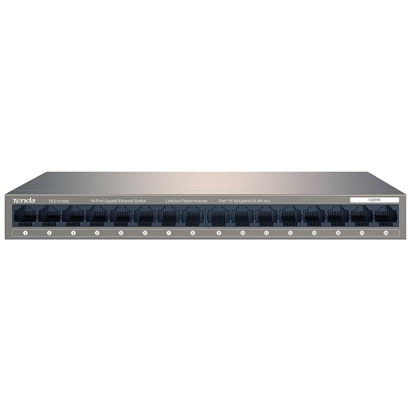 TENDA - SWITCH GIGABIT 16PORTE TEG1016M TENDA