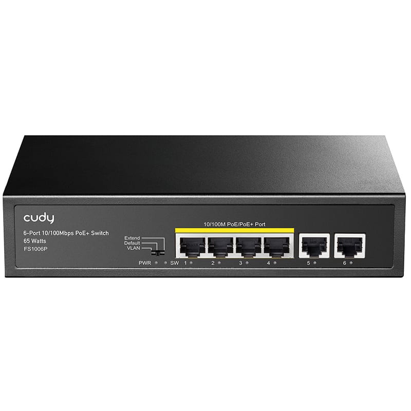 CUDY - SWITCH POE 6P 10/100M