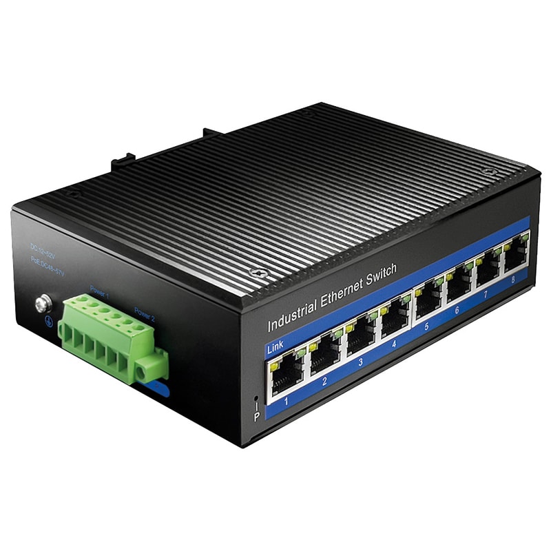 CUDY - SWITCH INDUSTRIALE 8P 10/100M