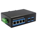 CUDY - SWITCH INDUSTRIALE 4P GIGA POE