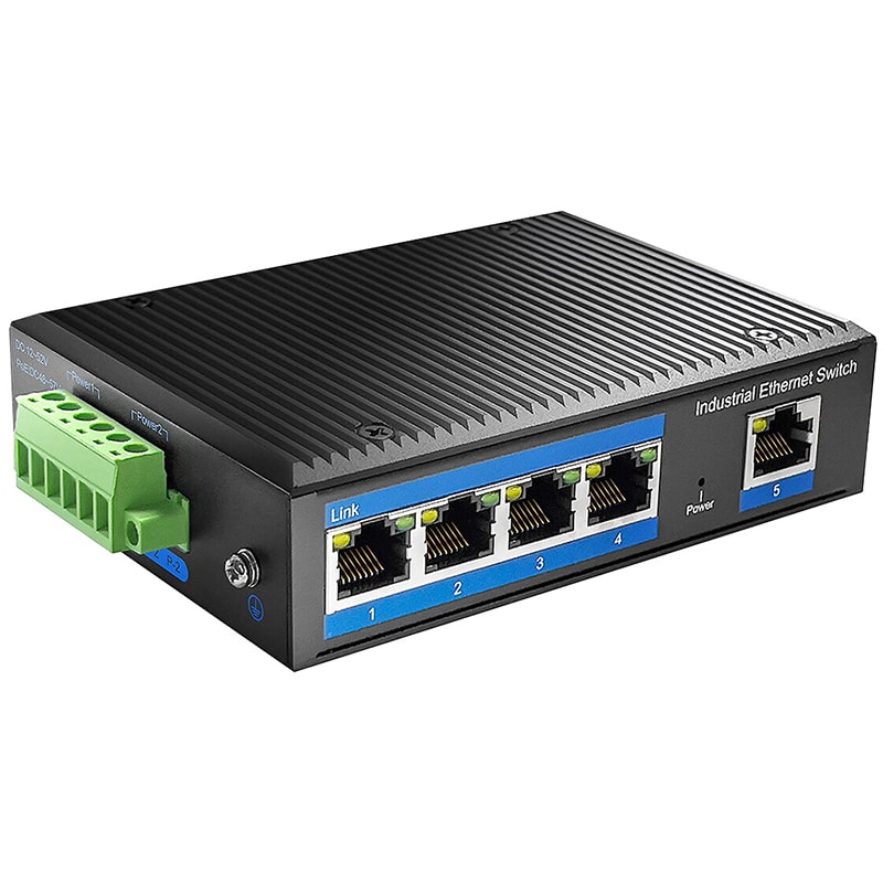 CUDY - SWITCH INDUSTRIALE 5P GIGA POE