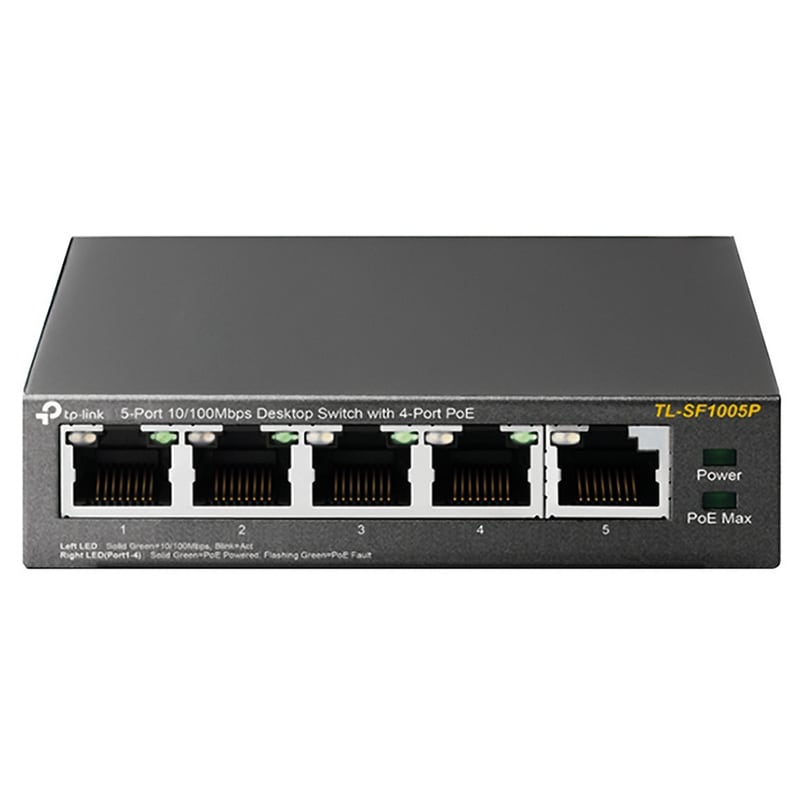 TP-LINK - TL-SF1005P SWITCH 5 PORTE