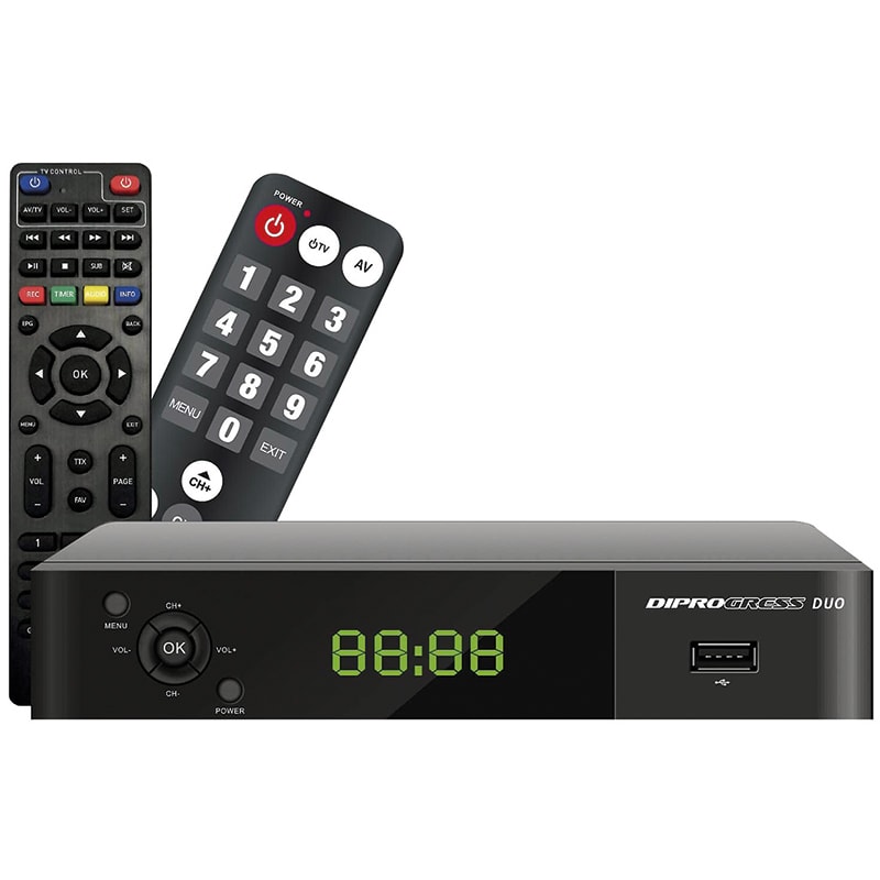ELCART DISTRIBUTION - RICEVITORE DTT DVBT2 HD DA DESK