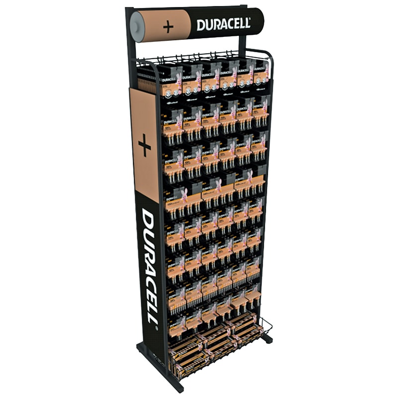 DURACELL - ESPOSITORE DURACELL 48 GANCI