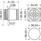 ELCART DISTRIBUTION - 207486-1 CONN. PAN. CPC4 M 16P