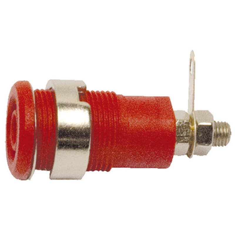 ELCART DISTRIBUTION - PRESA 4MM  ROSSA A VITE