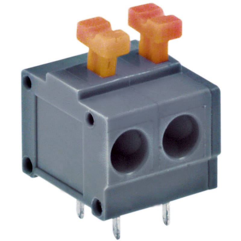 ELCART DISTRIBUTION - MORSETTO PULSANTE P.5,08 2 VIE