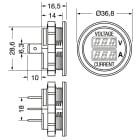 ELCART DISTRIBUTION - VOLTMETRO+AMPEROMETRO 0-10A