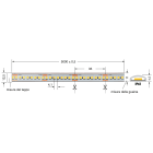 ELCART DISTRIBUTION - STRISCIA LED 13W/M BCC 24V IP65
