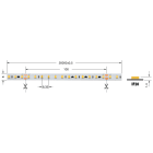 ELCART DISTRIBUTION - STRI.LED 8W/MT BF 48V IP20 CRI90