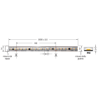 ELCART DISTRIBUTION - STRI.LED 17W/M BN 220V IP65 5M