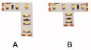 ELCART DISTRIBUTION - 4PZ CONN.T X STR.600LED BI.CALDO