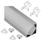 ELCART DISTRIBUTION - KIT 2MT PROFILO ANGOLO2 BIANCO+AC
