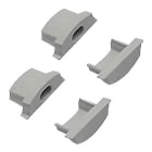 ELCART DISTRIBUTION - KIT 4 TAPPI PROFILO FLEX NERO
