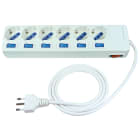ELCART DISTRIBUTION - PRESA MUL.6 POSTI C/CAVO +7INTERR