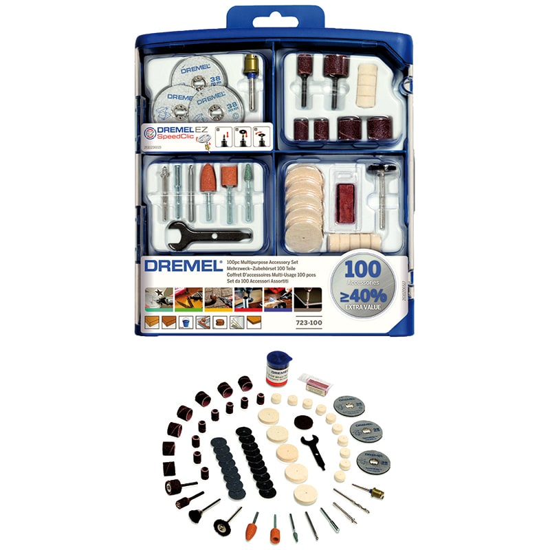 ELCART DISTRIBUTION - 723 DREMEL SET DA 100 ACCESSORI