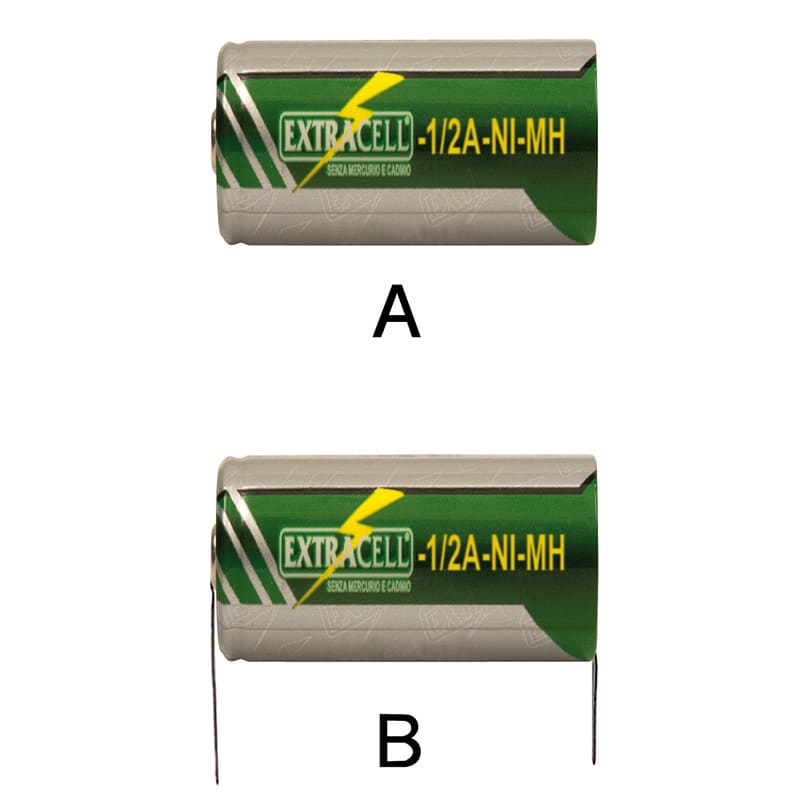 ELCART DISTRIBUTION - NI-MH 1/2 A   1,2V 1100MAH C.TERM