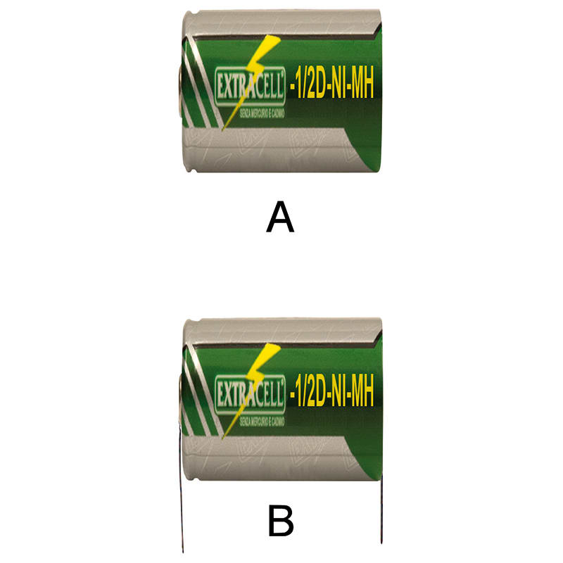 ELCART DISTRIBUTION - NI-MH 1/2 D  1,2V 3500MA CON TERM