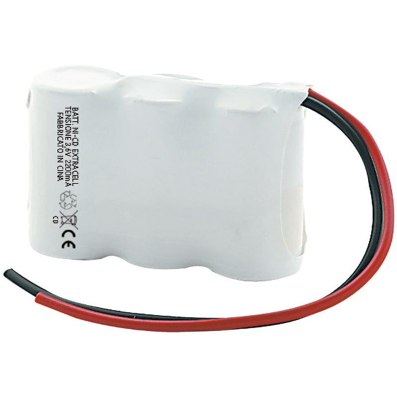 ELCART DISTRIBUTION - PACCO BATT.NI-CD 3,6V 2500MAH (C)