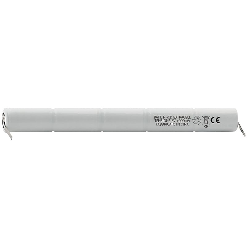ELCART DISTRIBUTION - PACCO BATT.NI-CD 6V 4500MAH (D)