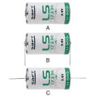 ELCART DISTRIBUTION - PILA LITIO 2/3A 3,6V 2,1AH LAMEL