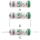 ELCART DISTRIBUTION - PILA AL LITIO TIPO A 3,6V 3,6AH
